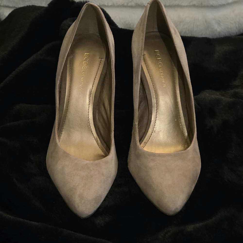 BCBGeneration Taupe Heels